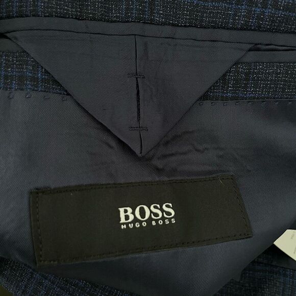 Boss by Hugo Boss Men's Novan 6 Ben 2 Slim-Fit Blazer Size US 44L - Picture 7 of 9